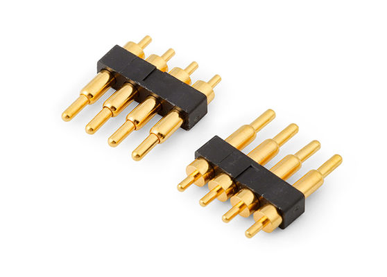2.54mm Pitch Pogo Pin Connectors بهار بارگذاری شده H7.75mm برای پی سی بی