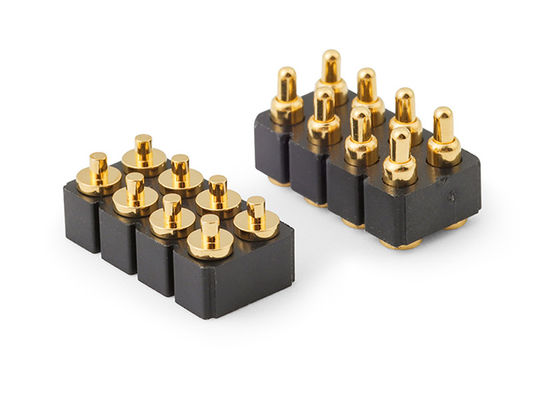 6پین زنانه Pogo Pin Connector و رابط تماس بهار برای SMD PCB سفارشی