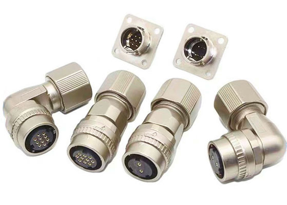 2 پین 10 پین اتصال سیم دایره ای Servo Encoder مرد پایان دادن به جوش