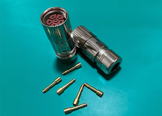 M23 Power Circular Wire Connector 6 Pin Servo Encoder زنانه مردانه پلاگین سیم پیچ