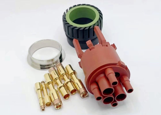 اتصال دهنده قدرت دایره ای M40 6 پین Servo Encoder زنانه Crimp Wire Plug