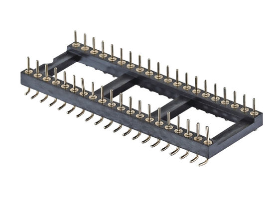 2.54mm IC Socket Round Female Header connector SMT Type 6Pin 10Pin 28Pin از طریق 64Pin