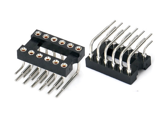 2.54mm IC Socket Round Female Header connector SMT Type 6Pin 10Pin 28Pin از طریق 64Pin