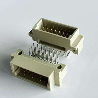 2.54mm Din 41612 کانکتور 21 موقعیت زاویه راست مرد 3x7Pin کانکتور یوروکارد