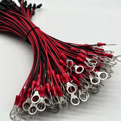 Molex 2.54mm 2P اتصال زنانه به M4 دور ترمینال با کابل سیم UL1007 22AWG کابل