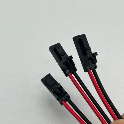Molex 2.54mm 2P اتصال زنانه به M4 دور ترمینال با کابل سیم UL1007 22AWG کابل