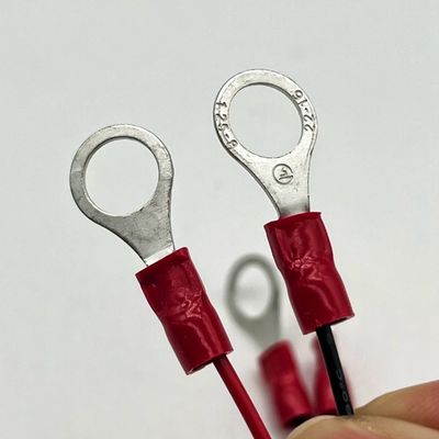 Molex 2.54mm 2P اتصال زنانه به M4 دور ترمینال با کابل سیم UL1007 22AWG کابل