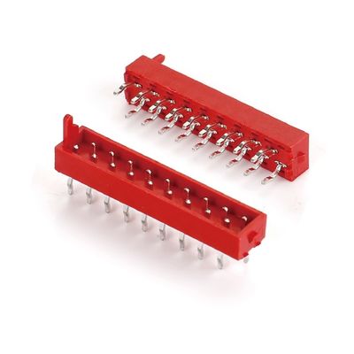 1.27mm Red IDC Socket Micro Match IDC 4/6/8/10/12/16/20/24 پین SMT کانکتور زنانه