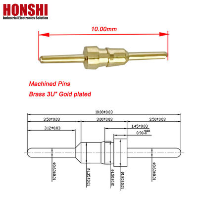 CNC ماشین آلات تماس پین مساج مناسب مساج پلگ پین الکتریکی دور پین 10.0mm