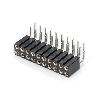 2.54mm دو ردیف H7.0mm 10.0mm تراز مستقیم ماشین گرد زن سر وصل کننده