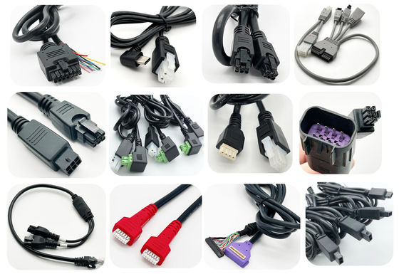 3.0 mm Pitch کابل مستطیل Molex Mini-Fit 8Position Crimp Connector کابل قالب