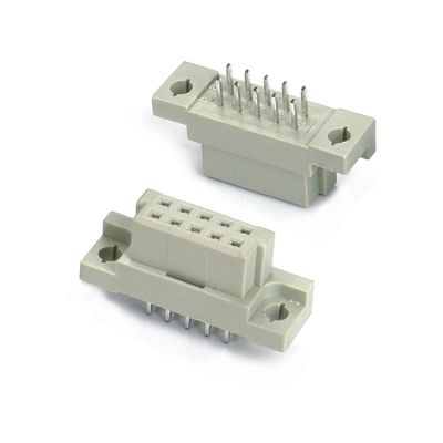 DIN 41612 کانکتور 2 ردیف 10 پین پین زنانه مستقیم از طریق سوراخ 2x5 Pitch 2.54mm DIP