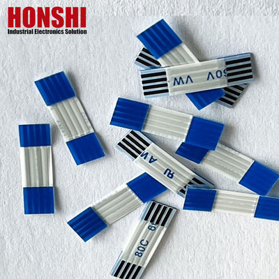 کانکتورهای فلکس تخت AWM 20624 0.5mm Pitch 4 Pin Flexible Flat Ribbon Cable Assembly