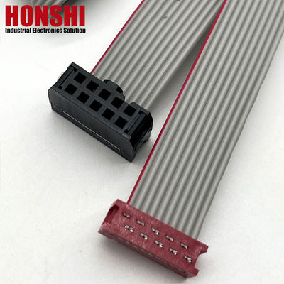 UL2651 کابل مسطح با کانکتور IDC 8 10 20 30 34 36 40 64 کابل IDC پیین ربن