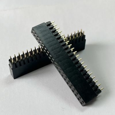 2.54mm Pitch Dual Row H8.5mm Board To Board Connector اتصال زنانه سر قلم