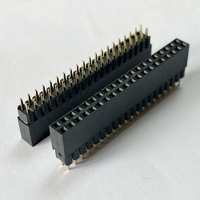 2.54mm Pitch Dual Row H8.5mm Board To Board Connector اتصال زنانه سر قلم