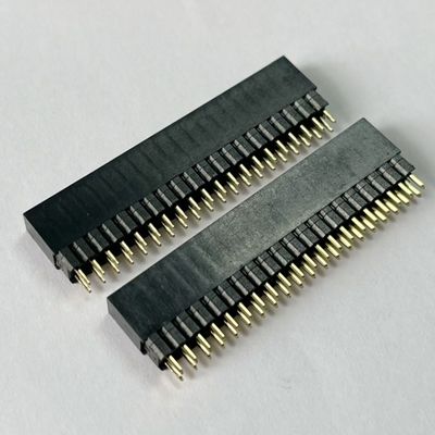 2.54mm Pitch Dual Row H8.5mm Board To Board Connector اتصال زنانه سر قلم