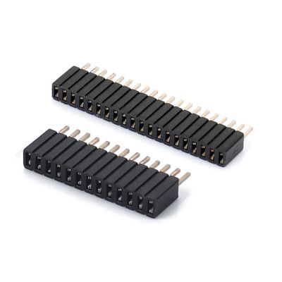 1.0 زنانه سرپوش دو ردیف مستقیم PA6T سیاه 2pin-100pin Board To Board