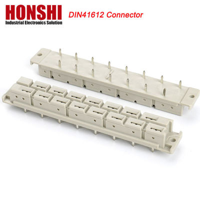 5.08mm DIN 41612 کانکتور 2 ردیف 15P زنانه نوع قدرت PCB عمودی زنانه 7+8 P 15Pin