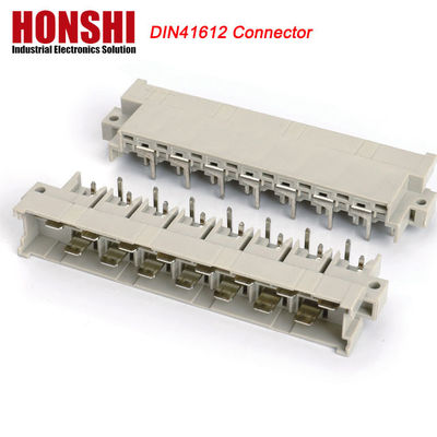 5.08mm DIN 41612 کانکتور 2 ردیف 15P زنانه نوع قدرت PCB عمودی زنانه 7+8 P 15Pin