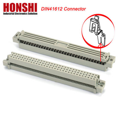 PCB زاویه راست مرد 48P 3 ردیف DIN41612 کانکتور، 90 درجه R / A PCB مرد 3 * 16P 48Pin