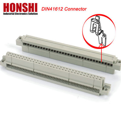 PCB زاویه راست مرد 48P 3 ردیف DIN41612 کانکتور، 90 درجه R / A PCB مرد 3 * 16P 48Pin