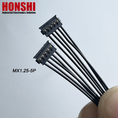 کابل باتری دو طرفه 5P MX1.2 MOLEX 78172 ترمینال سیم هارمنس اسمبلی سیاه