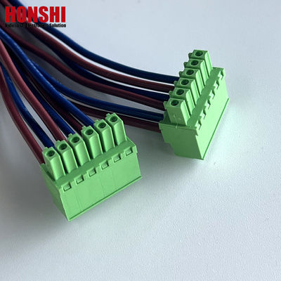 3.5mm زن پلاگین قابل اتصال ترمینال بلوک سیم و کابل های مونتاژ سازنده سیم کشی