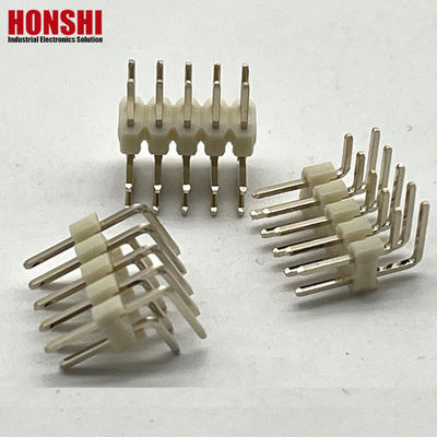 2.54mm Pin Header دو ردیف 4 6 10 20 40P مرد سر وصل کننده PCB Pin Strip انتخاب سفید