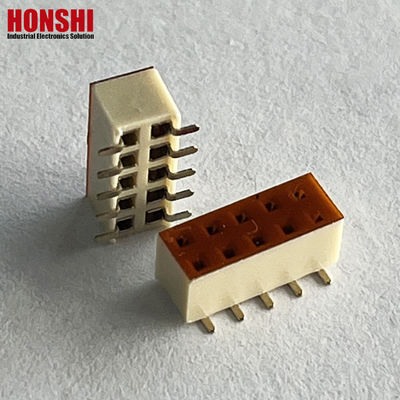 2.54mm Pin Header دو ردیف 4 6 10 20 40P مرد سر وصل کننده PCB Pin Strip انتخاب سفید