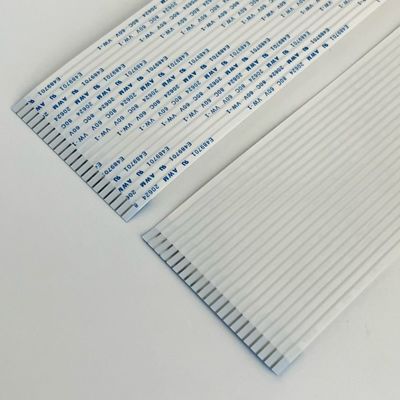 کابل تخت FFC 2.54mm 20 پین سفارشی Awm 20624 80c 60v Vw-1 10 پین 20 پین 30 پین FFC FPC