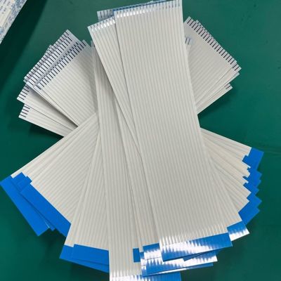 کابل تخت FFC 2.54mm 20 پین سفارشی Awm 20624 80c 60v Vw-1 10 پین 20 پین 30 پین FFC FPC