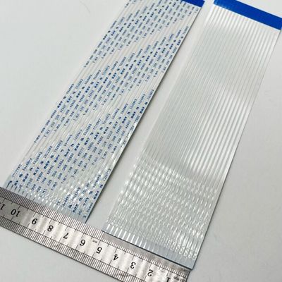 کابل تخت FFC 2.54mm 20 پین سفارشی Awm 20624 80c 60v Vw-1 10 پین 20 پین 30 پین FFC FPC