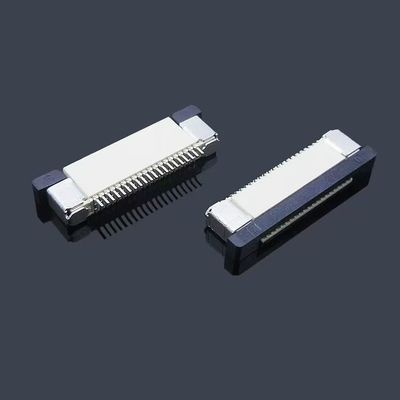 مس / فسفر برنز تماس عقب Flip جلو SMT ZIF Flip FPC کانکتور 4-60 پین FPC / FFC 0.3/0.5/1.0 میلی متر Pitch
