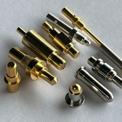 Pogo Pin Connector Spring 1A 3A 10A Gold Copper M8 M4 M3 M2 Screw Conductive Thread Test Pin