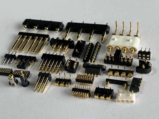 SMT سفارشی SMD 2 4 5 6 8 10MM پین های بهار بارگذاری کانکتور مغناطیسی Pogo C6801 با SUS304 بهار