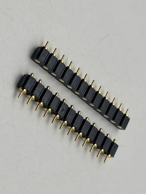 نوع SMT Pogo Pin Docking Connector 4pin 10pin 12pin تماس با بار بهار با دوام بالا و مقاومت در برابر مه نمکی
