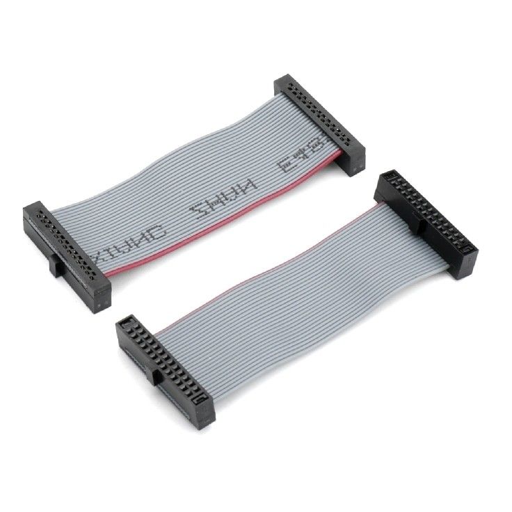 1.27mm پیچ ربن فلت کابل مونتاژ ربن IDC کانکتور کابل 20 پین سیم بند