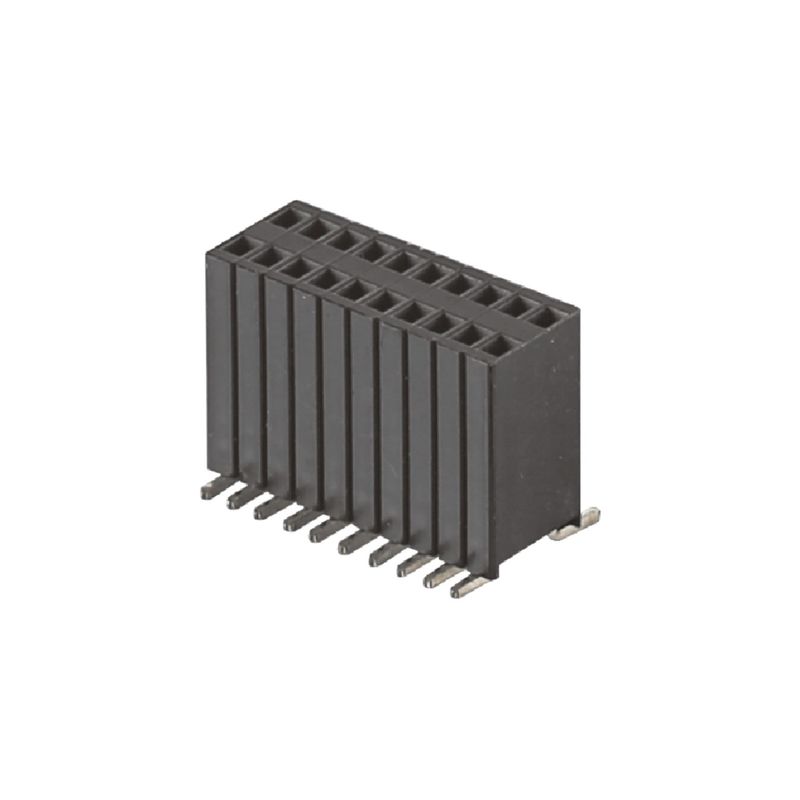 1.27x2.54mm H8.5mm ماده هیئت مدیره به هیئت مدیره اتصال برق SMT نوع 100 پین اتصال