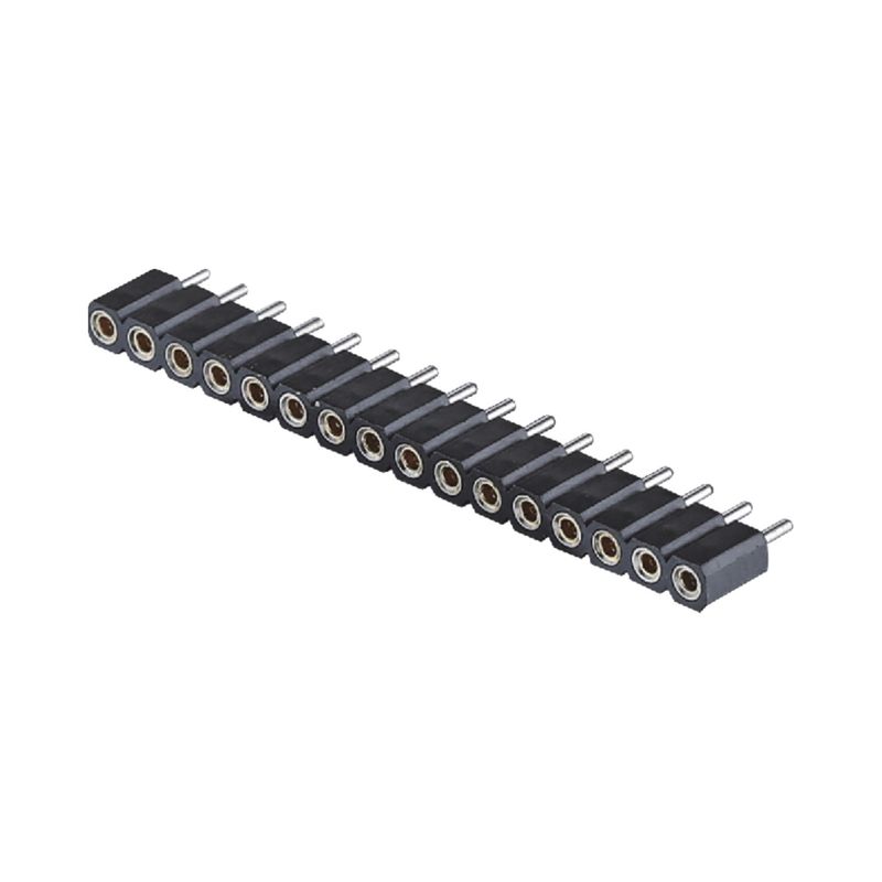 سر ماده ماشینکاری شده 2.54mm H7.0mm طول 10.0mm مستقیم 1-40Pin PCB Connector