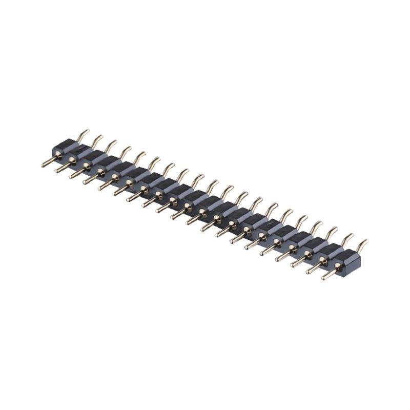 2.54mm ماشین آلات پین هدر زاویه راست SMT SMD PCB Single Row Header Connector