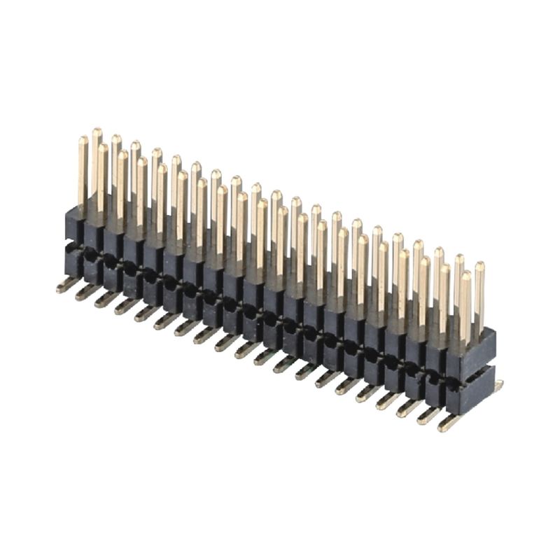 1.27mm دو پلاستکی 2 - 100 پین Header Connector H2.5mm DIP SMT نوع PCB
