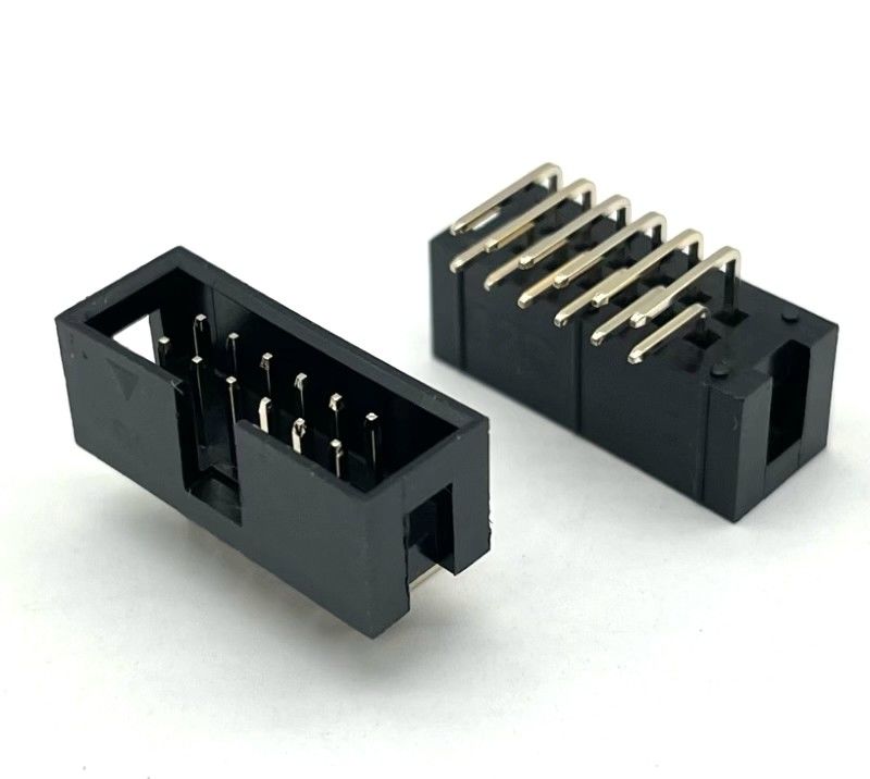 دکمه ی زاویه ی راست DIP PCB DC3 12 پین Header 2.54mm Pitch