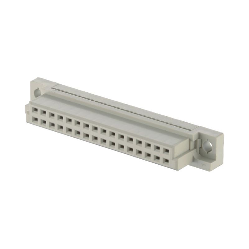 2 ردیف 32 پین IDC نوع کانکتور Din41612 2.54mm Pitch کانکتور زنانه