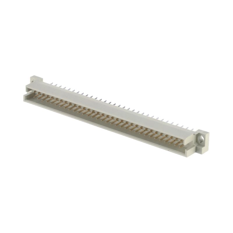 2x32P 2.54mm Din 41612 کانکتور 2 ردیف 64 پین نر مستقیم از طریق سوراخ