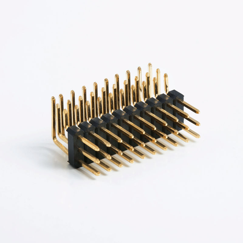 پوشه شده با طلا 2.0mm Board To Board Header Connector 3 - 120 Pin PCB مرد پین کنتاکتور