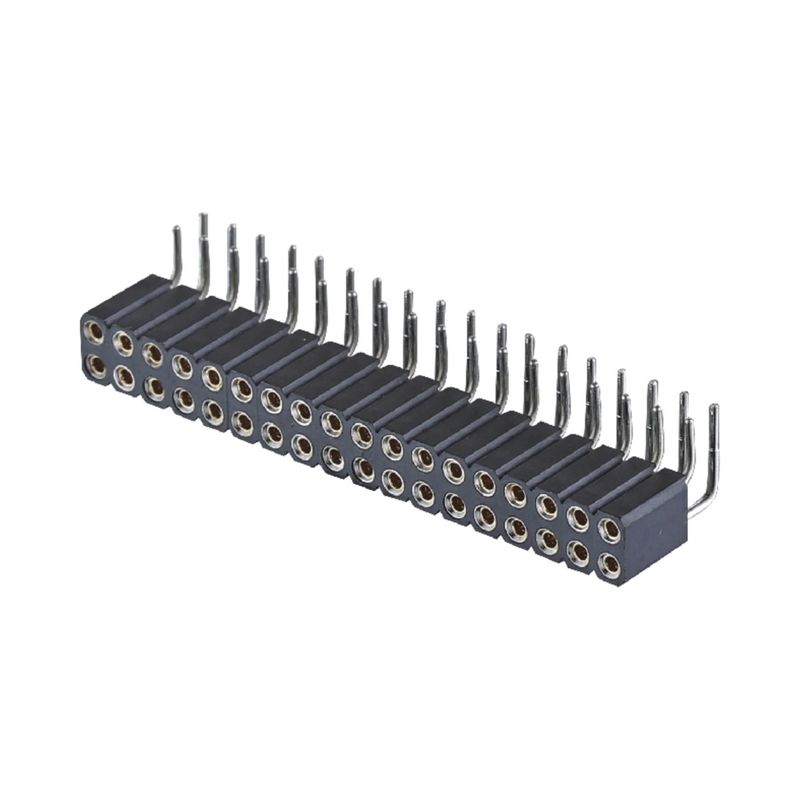 PCB Connector Header ماده 2.54mm H7.0mm زاویه راست دو ردیف 2-80Pin