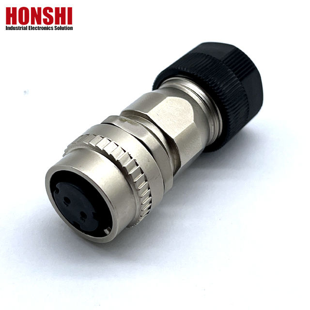 کانکتور ضدآب نر و ماده سری DDK CM10 با پوسته آلیاژ روی، ترمینال های مسی 2 پین/10 پین و طراحی بادوام