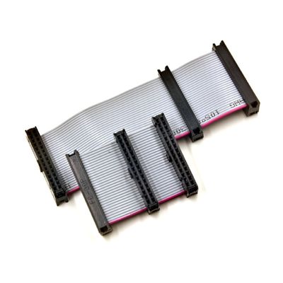 2.0mm 40 Pin IDC Flat Ribbon کابل مونتاژ با سیم مس لاستیک