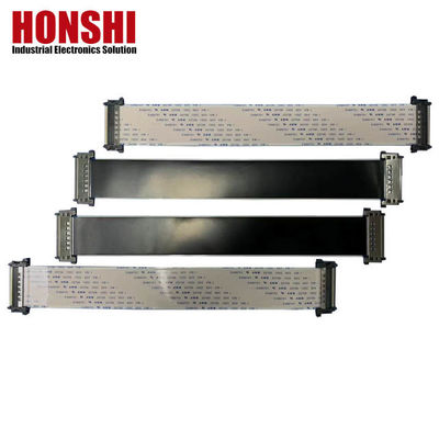0.5mm Pitch FPC Flat Flex Cable برای 80c 60v 10p 40p 60cm سیم مس قلاده شده